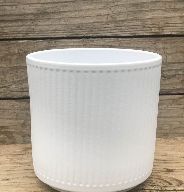 PT42 Цилиндрична керамична кашпа, без отвор