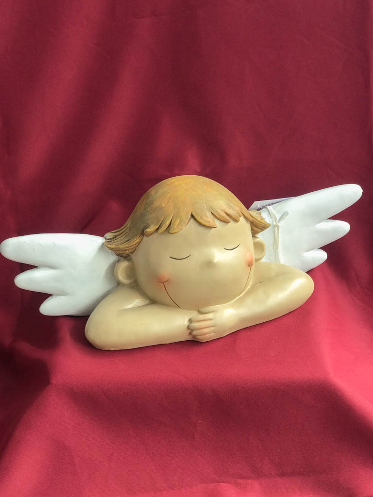 ART2014044 ANGEL HEAD WITH WINGS