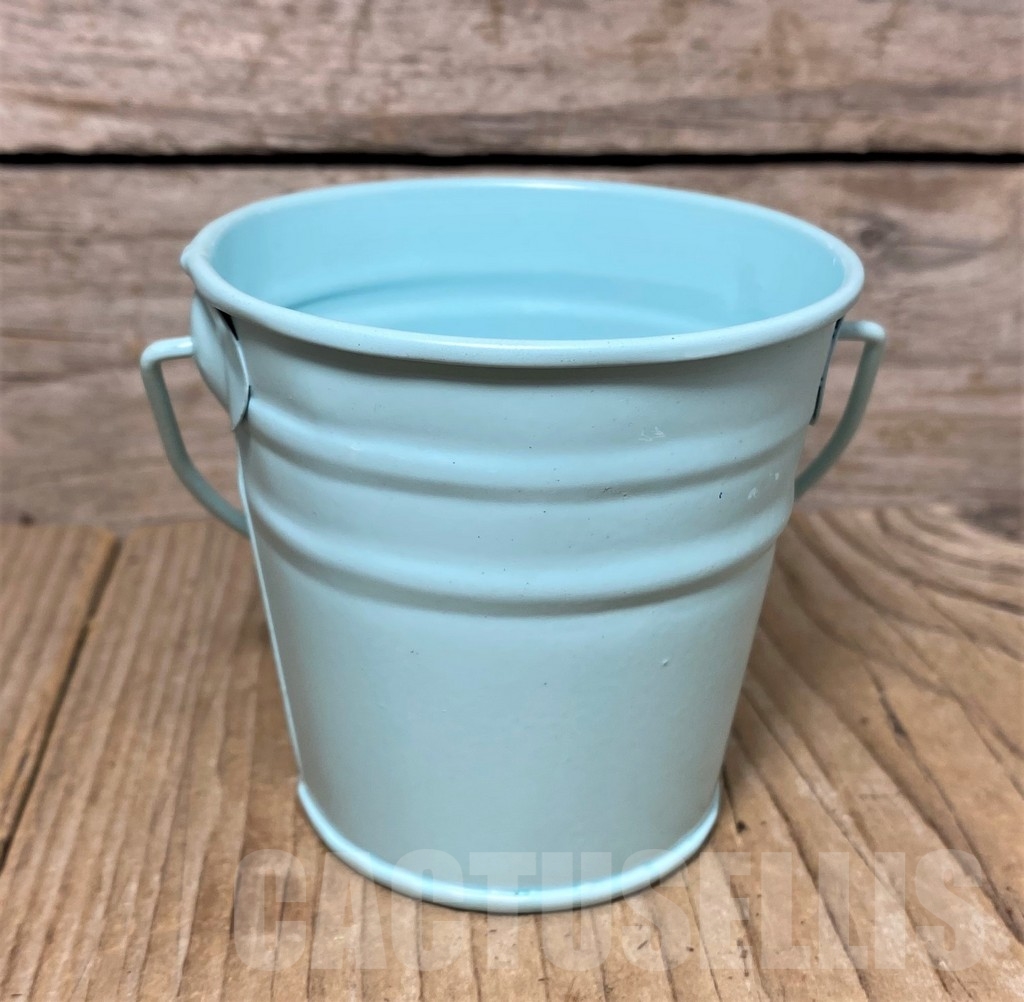 PT115 Метална кашпа, синя, без отвор - Image 2