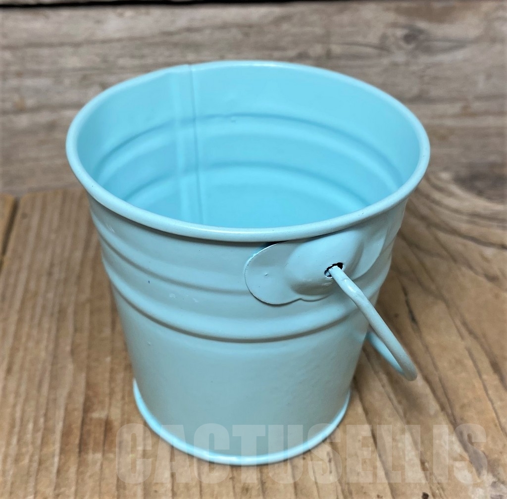 PT115 Метална кашпа, синя, без отвор - Image 3